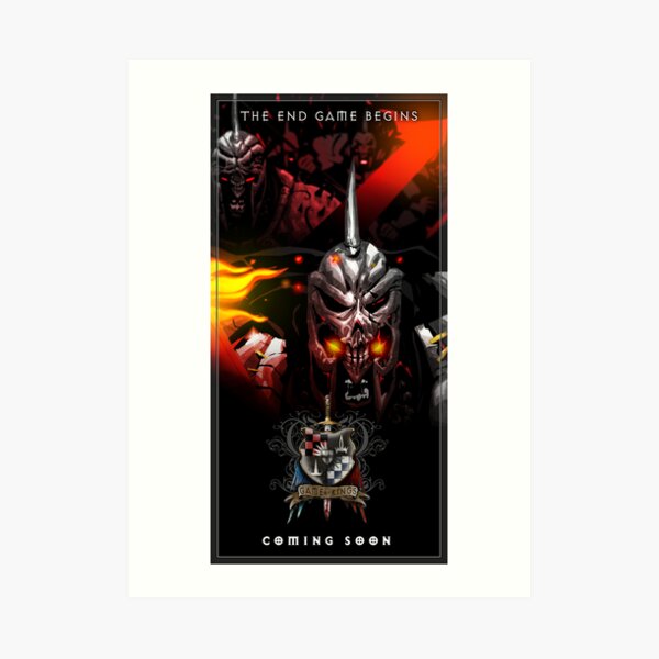 The Game of Kings - The Endgame Begins 9 May Art Print