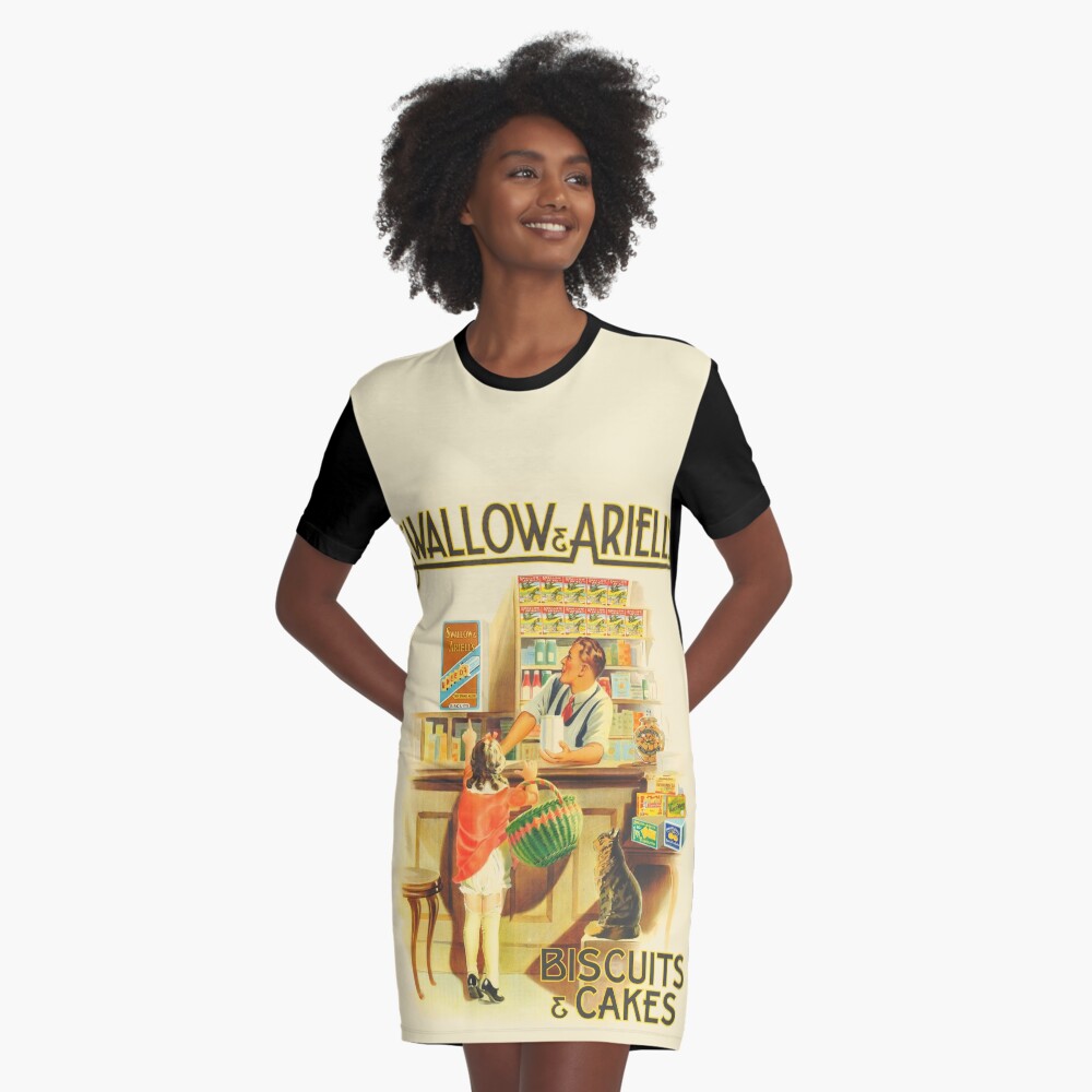 Item preview, Graphic T-Shirt Dress designed and sold by karwilbedesigns.
