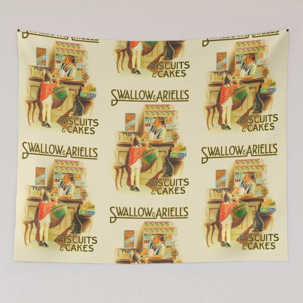 Item preview, Biscuits and Cakes Vintage Advertising Poster designed and sold by karwilberevivalcollection.