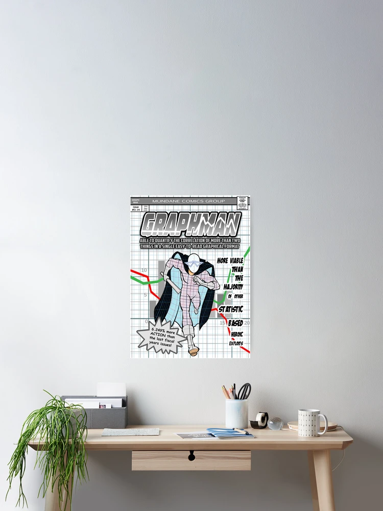 Imagen 2 de 3, Póster con la obra GraphMan, diseñada y vendida por SquareDog.