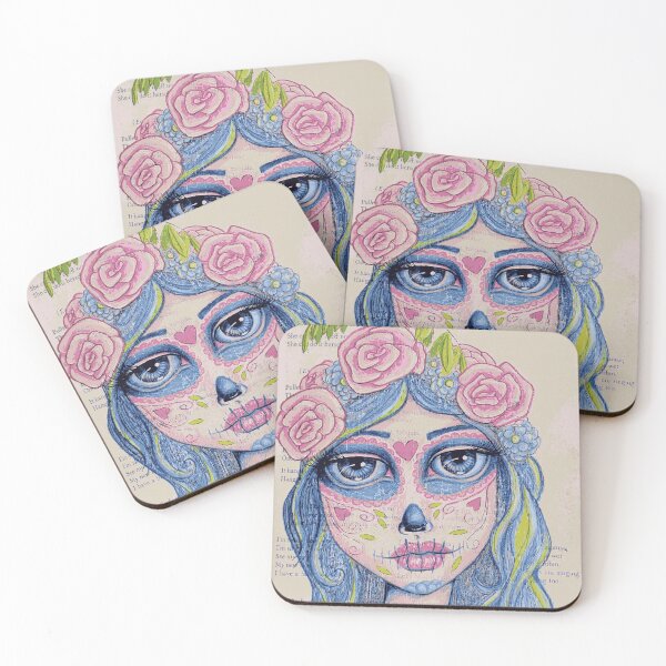 Item preview, Sugar Skull Girl 1 of 3 designed and sold by LittleMissTyne.