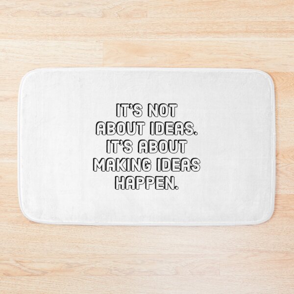 Item preview, Entrepreneur Quotes - It’s not about ideas. It’s about making ideas happen. designed and sold by Inspirationmotivation.
