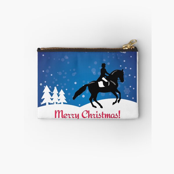 Item preview, Christmas Horse Dressage Winter designed and sold by Patricia Barmatz.