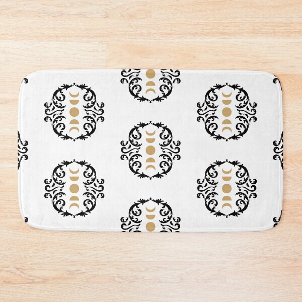Item preview, Lunar Witch Moon Phases White Background designed and sold by marymulberry.