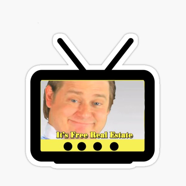 Free Real Estate Stickers Redbubble - its free real estate roblox id