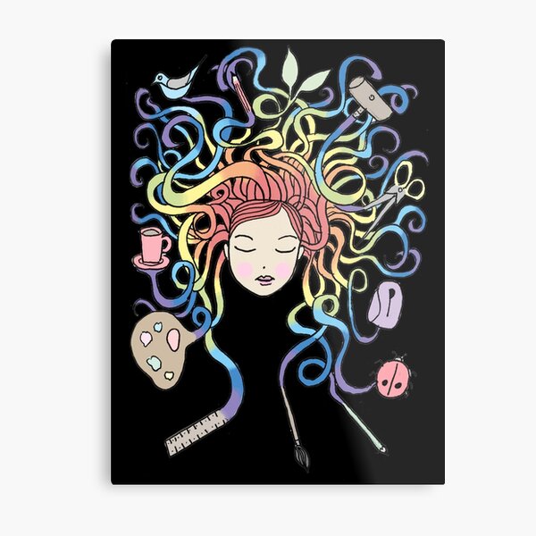 Creative Thinking Metal Print
