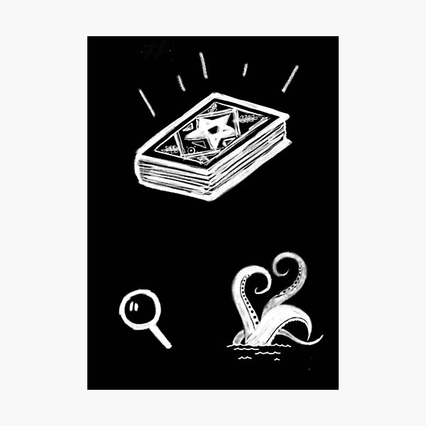 Item preview, The necronomicon hides something great inside, dare to investigate it designed and sold by Isabel Mónica García González.