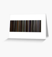 Moviebarcode: How to Train Your Dragon (2010) Greeting Card