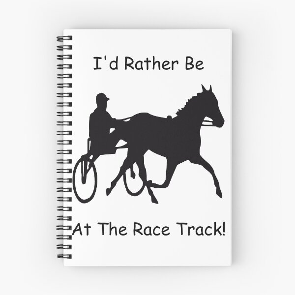 Item preview, I'd Rather Be At The Race Track Horse designed and sold by Patricia Barmatz.