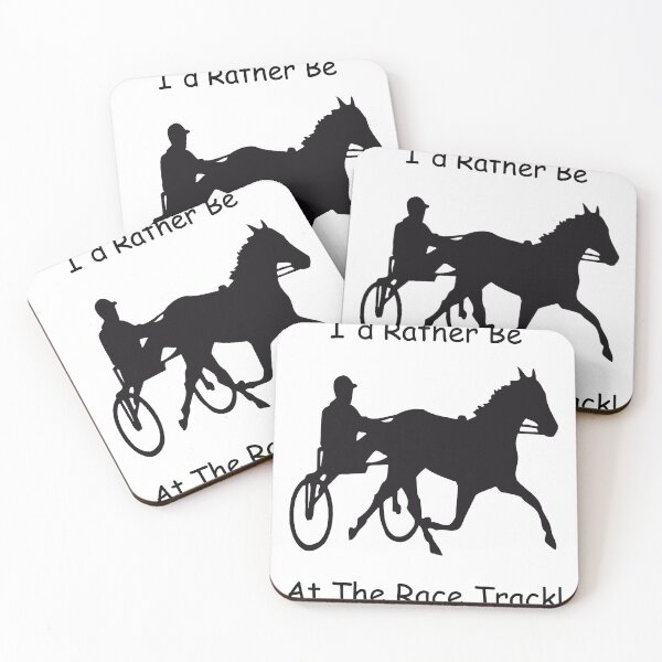 Item preview, I'd Rather Be At The Race Track Horse designed and sold by Patricia Barmatz.