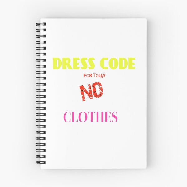 Item preview, Dress Code no Clothes designed and sold by porfysoundtrack.