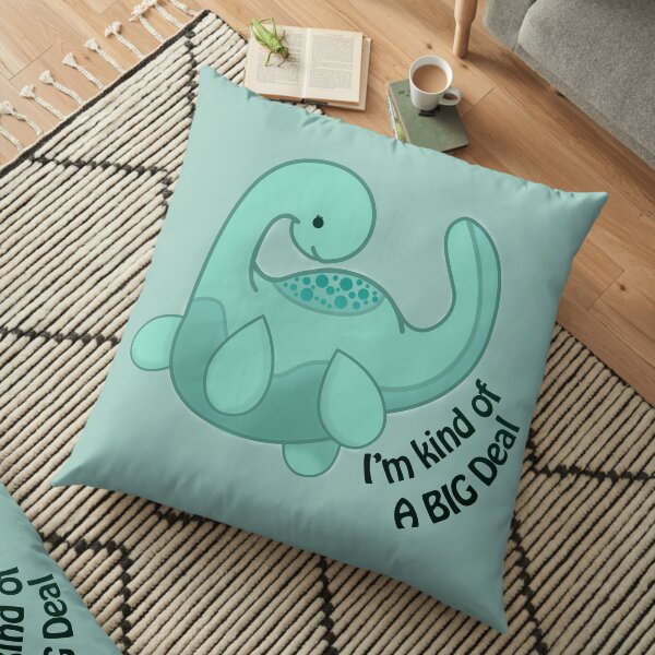Monstre du Loch Ness Coussin de sol
