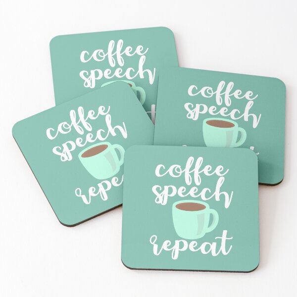 Item preview, Coffee, Speech, Repeat designed and sold by bathwater.