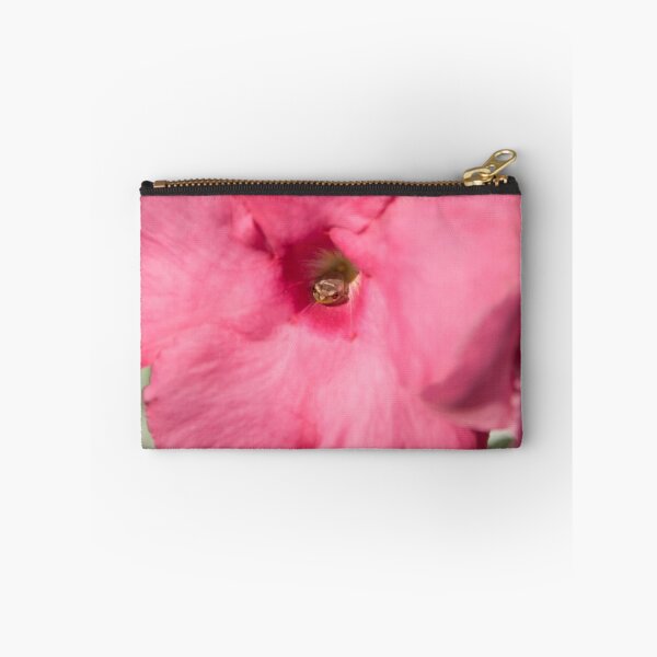 Item preview, Baby Frog Inside The Pink Mandevilla designed and sold by Zina Stromberg.