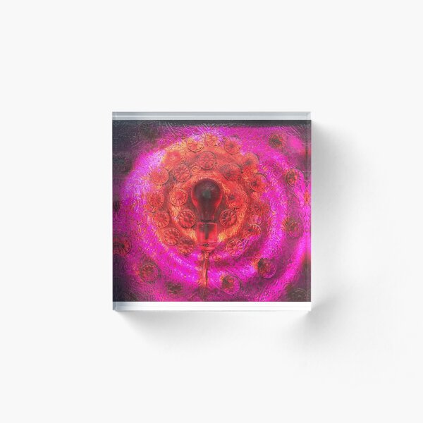 Pink Radiance Acrylic Block