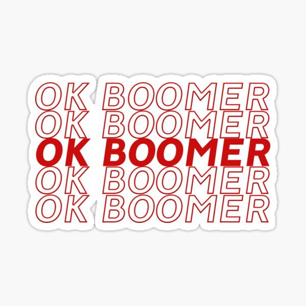 OK Boomer Sticker