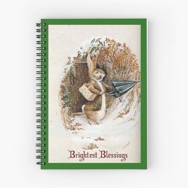Item preview, Conejo de Navidad - Beatrix Potter designed and sold by forgottenbeauty.