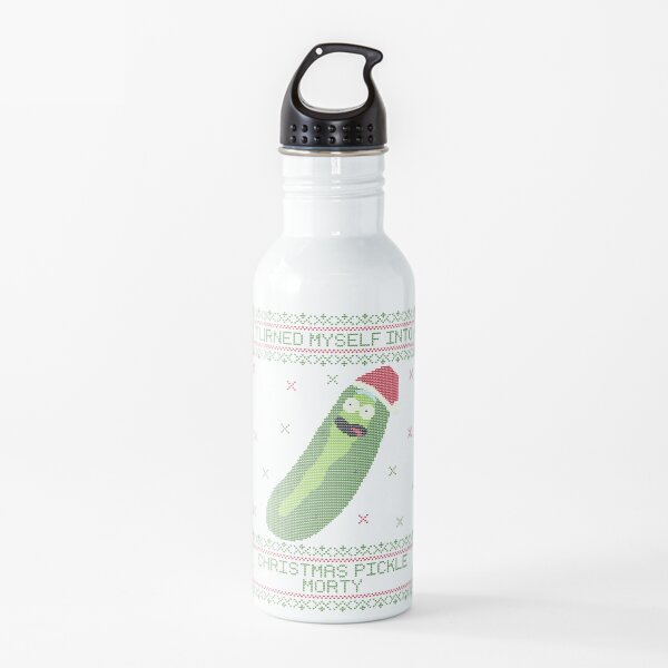 I'm a Christmas pickle Morty!!! (Rick & Morty) Water Bottle