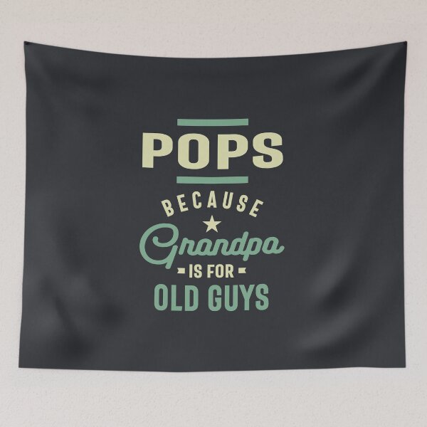 Aperçu de l'œuvre Pops parce que grand-père est pour la fête des pères âgés créée et vendue par cidolopez.