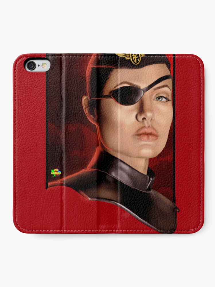 Angelina Jolie - Sky captain and the world of tomorrow iPhone Wallet by  NROArteDigital