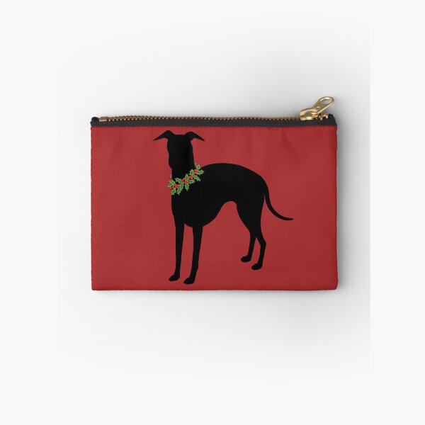 Item preview, Italian Greyhound with festive holly collar Holiday design 2 designed and sold by StephJChild.