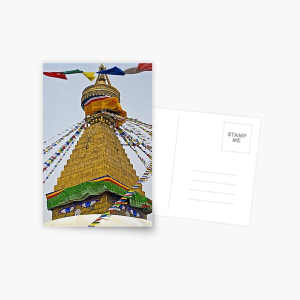Boudhnath Stupa Postcard