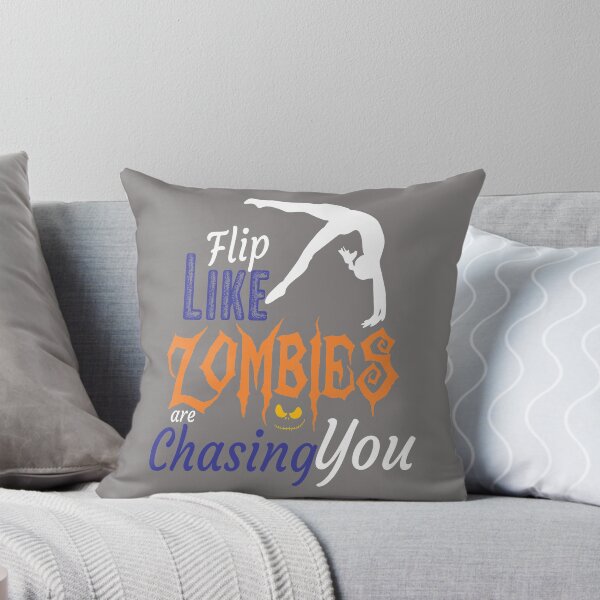 Item preview, Funny Gymnasts & Halloween Flip Like Zombies are Chasing you designed and sold by LGamble12345.