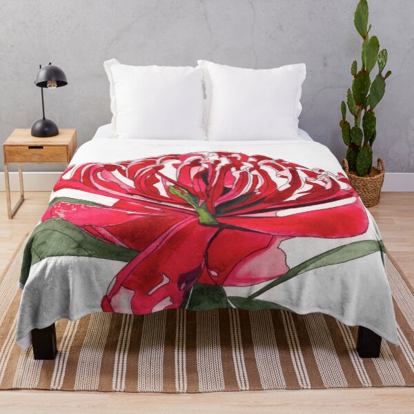 Item preview, Waratah flower red Australian Flora designed and sold by blueidesign.