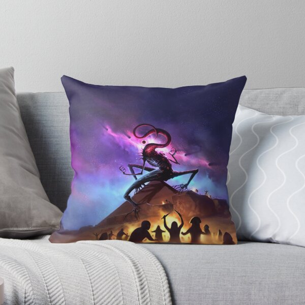 Masks of Nyarlathotep, Book 2 Cover by Sam Lamont Throw Pillow