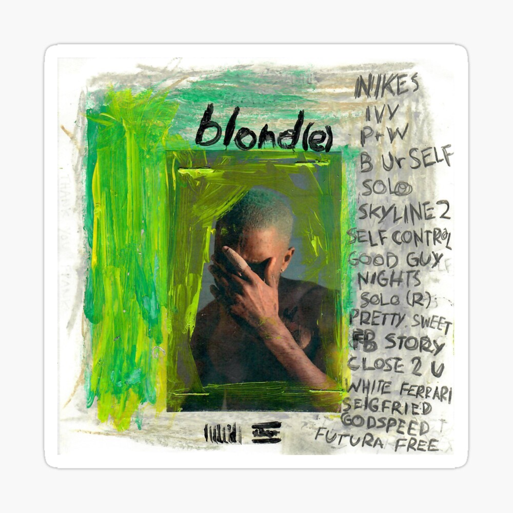 blonde frank ocean album cover 1000x1000