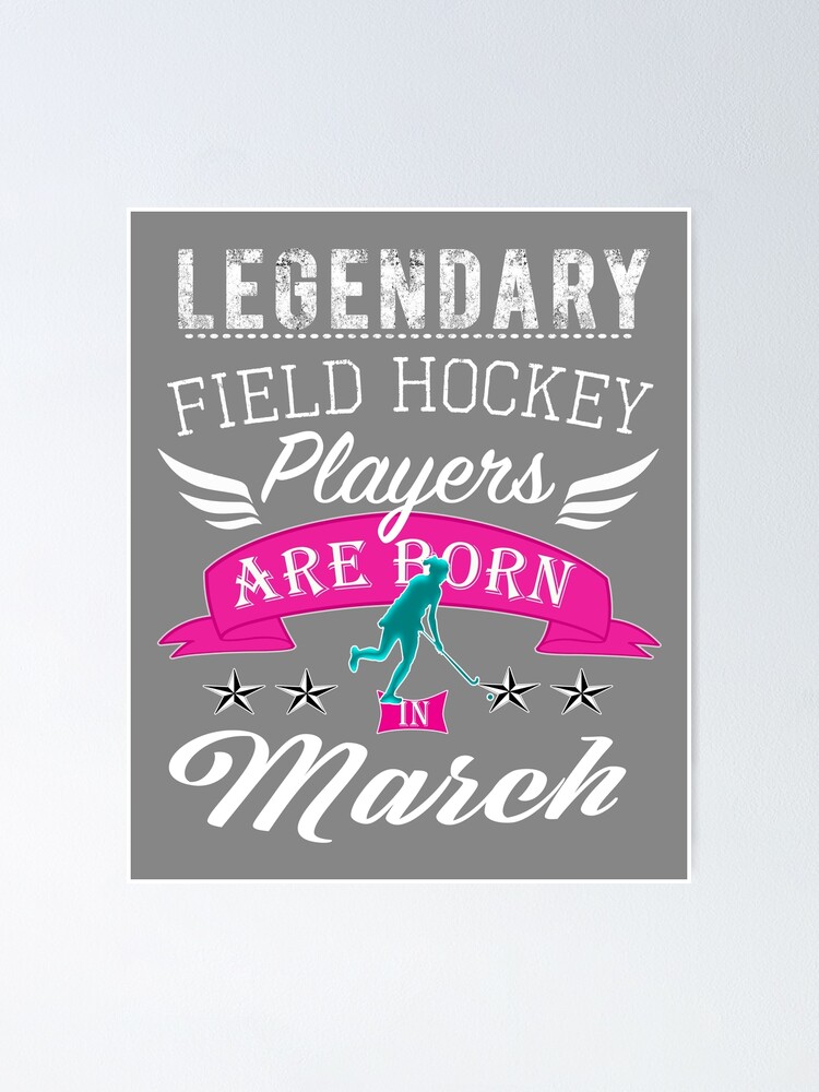 Hockey Legends Are Born In March Birthday Gift T-Shirt Hockey Legends Are Born In March Birthday Gift T-Shirt