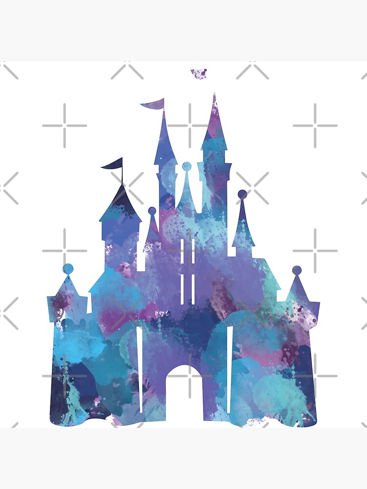 Discover Splatter Paint Castle Premium Matte Vertical Poster