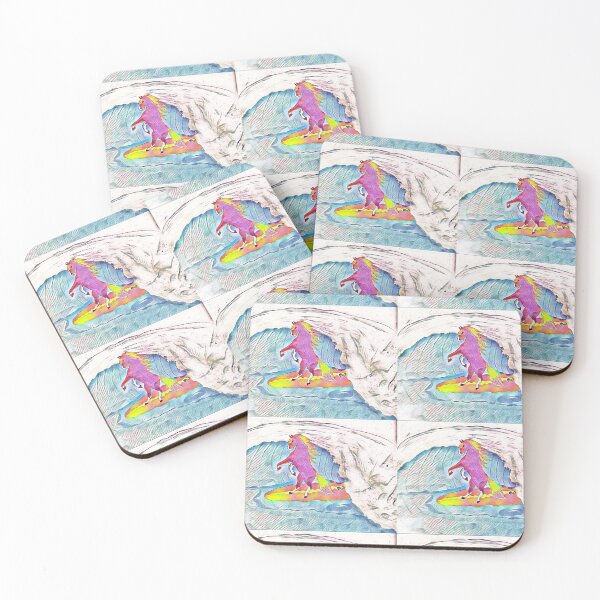 Item preview, Surfing Horse (bright colors) designed and sold by MauiMAD.