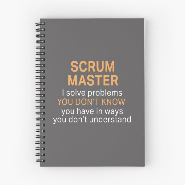 Item preview, Funny Scrum Master Solve Problems design designed and sold by LGamble12345.