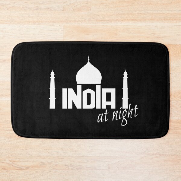 Item preview, India Nice Taj Mahal in Agra at night Funny Typography Souvenir Gift designed and sold by peter2art.