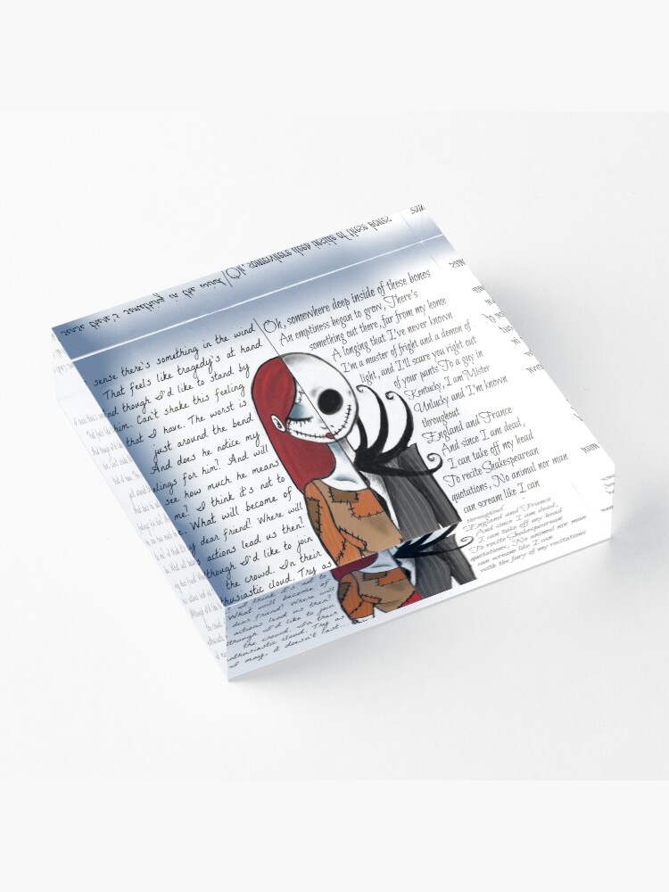 Alternate view of Nightmare Before Christmas Acrylic Block