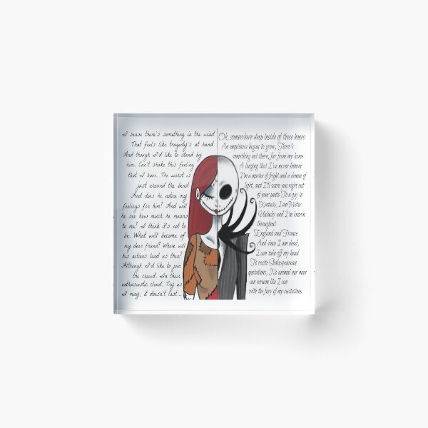 Nightmare Before Christmas Acrylic Block