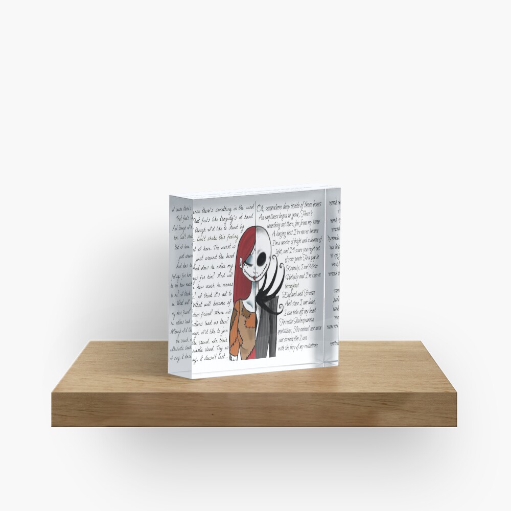 Nightmare Before Christmas Acrylic Block