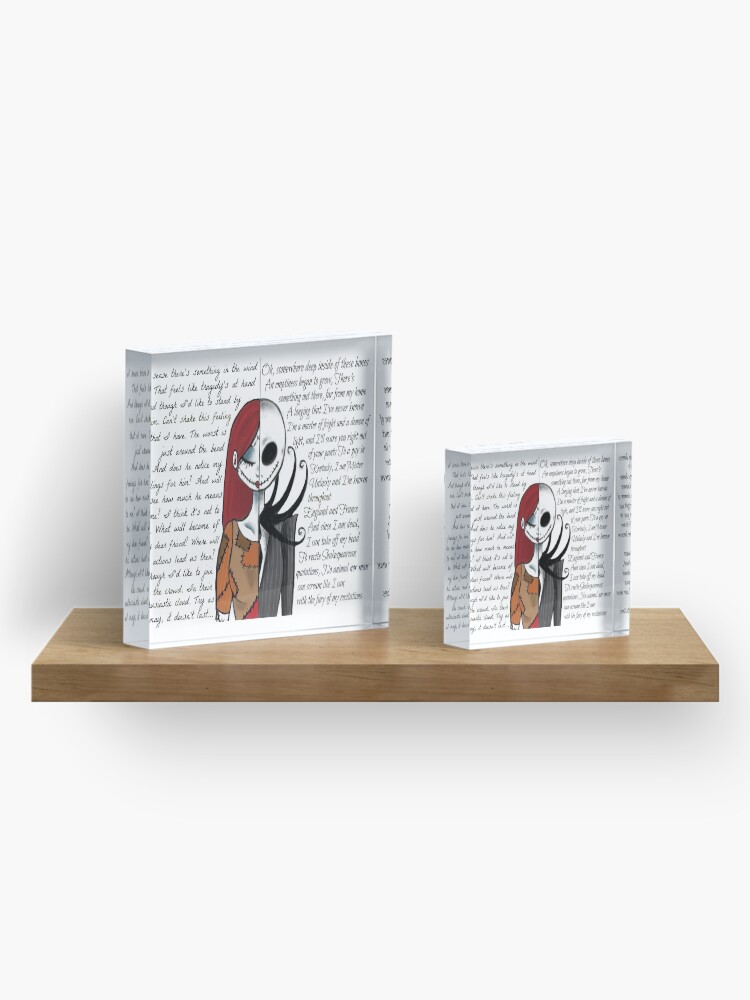 Alternate view of Nightmare Before Christmas Acrylic Block