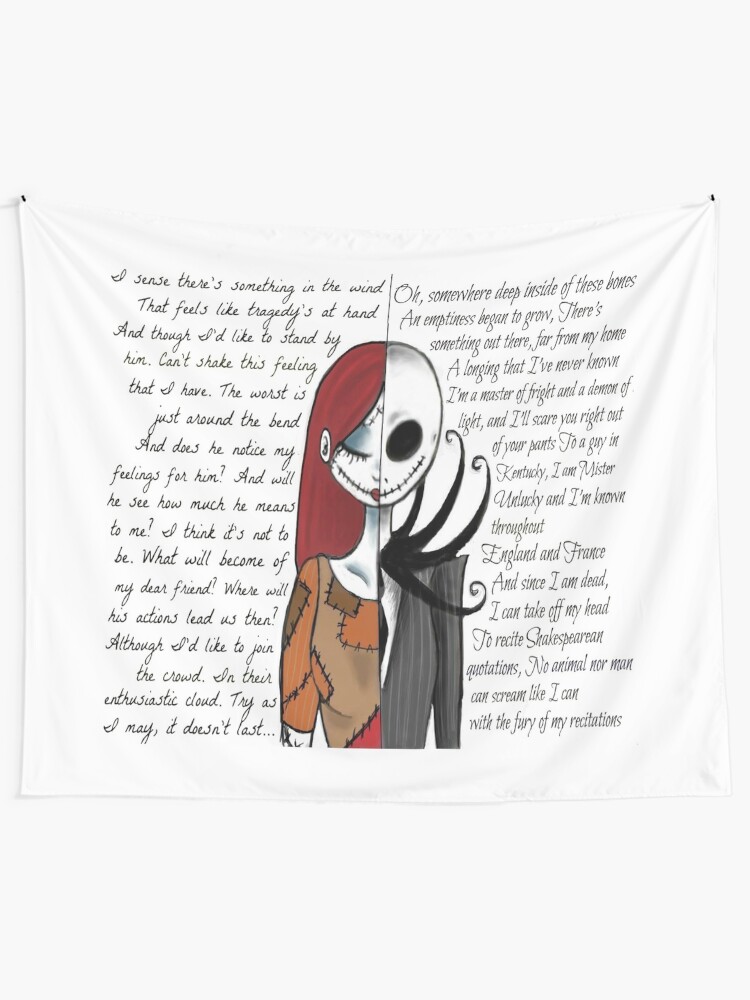 Nightmare Before Christmas Tapestry By Mominsminions Redbubble