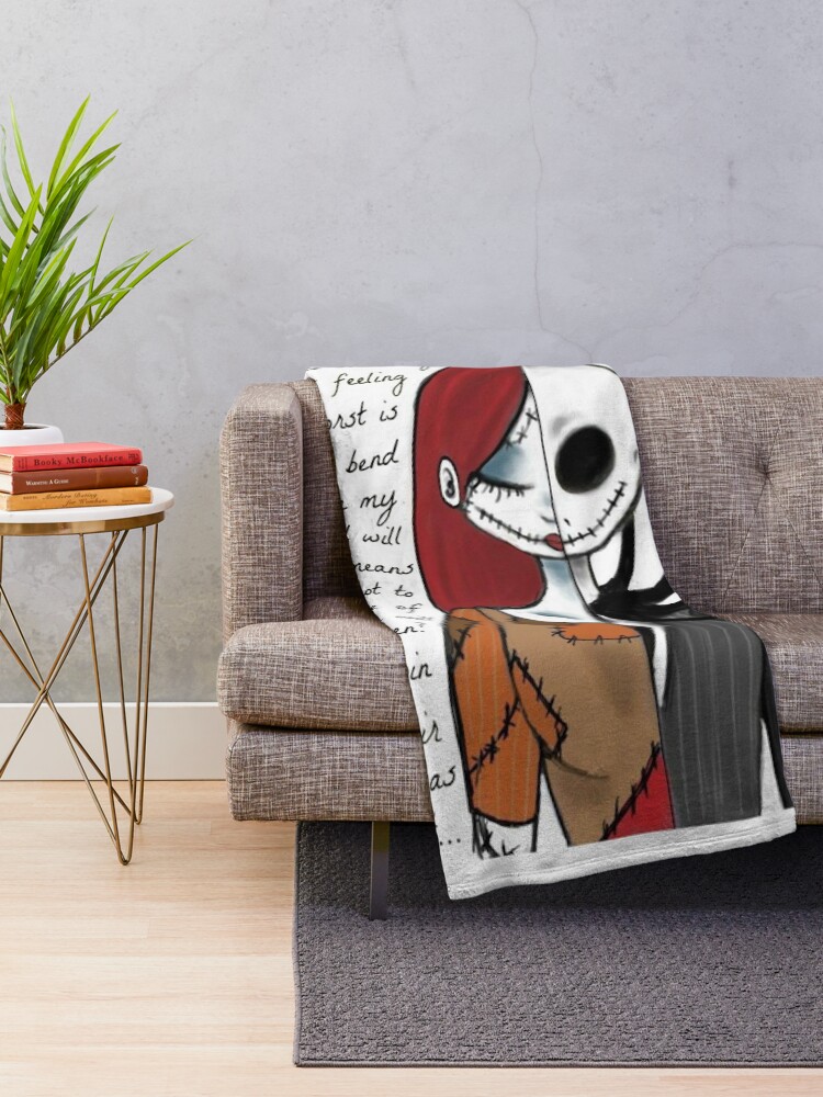 Alternate view of Nightmare Before Christmas Throw Blanket