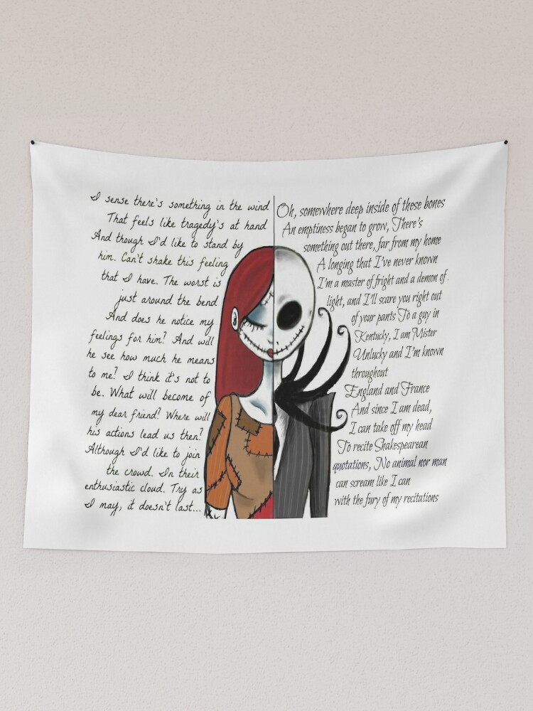 Jack best sale skellington tapestry