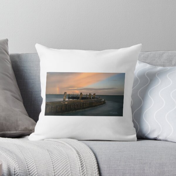 The Harbor Throw Pillow