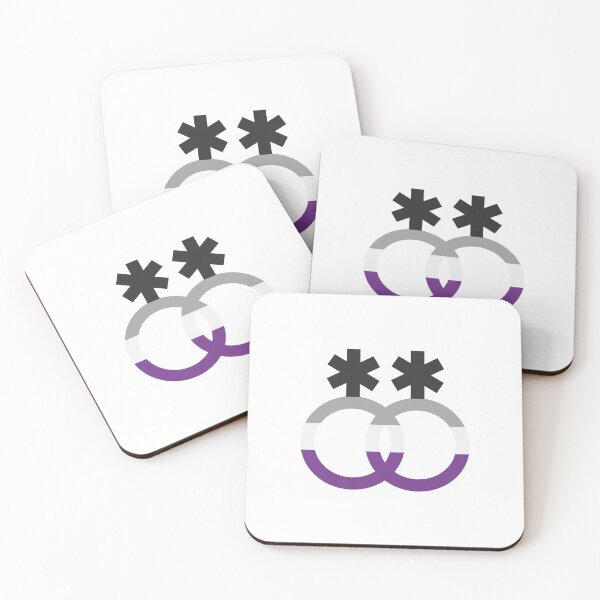 Item preview, nblnb & ace, interlocking symbols with asexual flag designed and sold by Skyler Orion X.