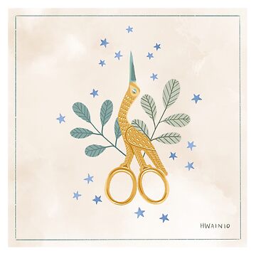 Artwork thumbnail, Magical Embroidery Scissors by hwainio