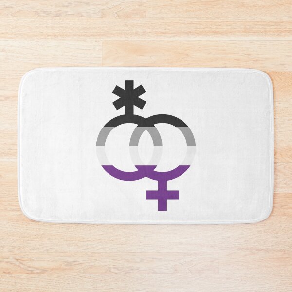 Item preview, nblw/wlnb & ace, interlocking symbols with asexual flag designed and sold by Skyler Orion X.