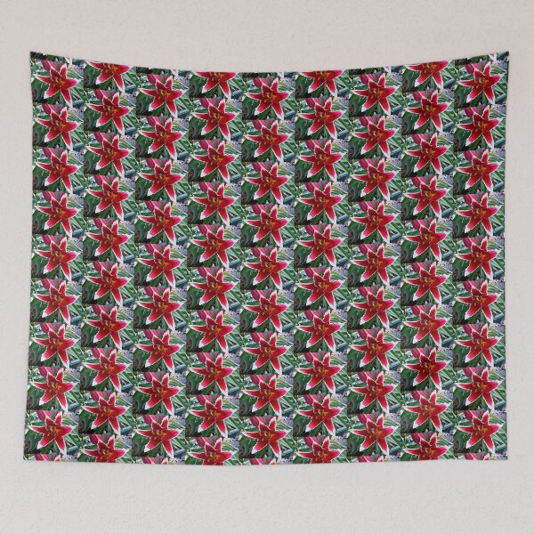 Item preview, Vibrant Pink Asiatic Lily designed and sold by BlueMoonRose.