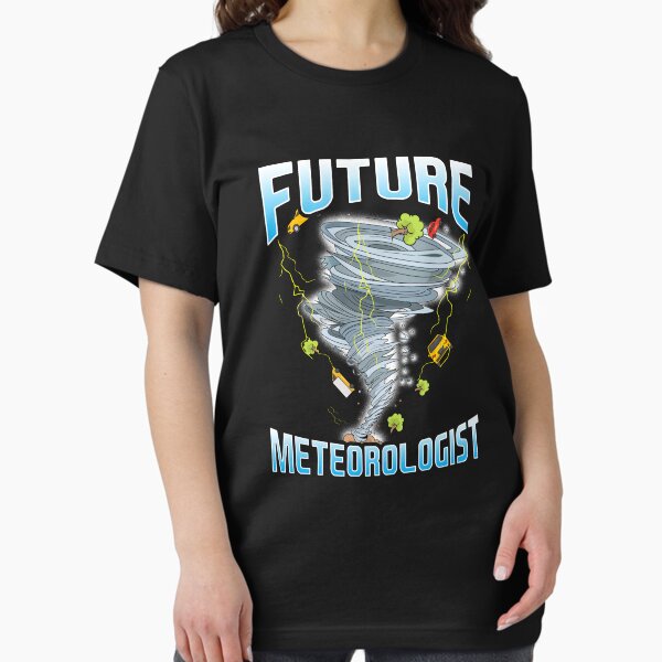 Vista previa del artículo con la obra «Divertido futuro meteorólogo tornado y huracanes», diseñado y vendido por perfectpresents.