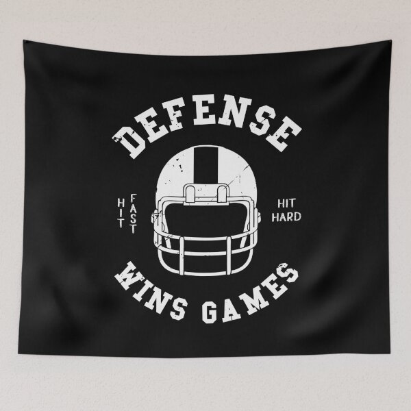 Item preview, Football Fan Defense Wins Games by Football Fan Gifts designed and sold by oberdoofus.