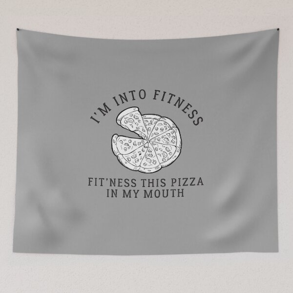 Item preview, I'm into fitness. Fit'ness pizza in my mouth. designed and sold by Primotees.